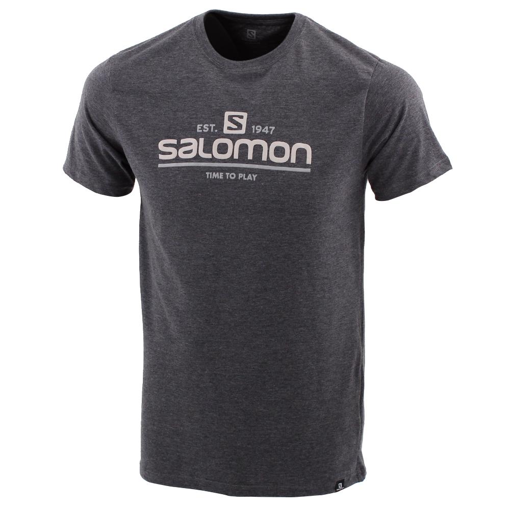 Salomon TIME TO PLAY SS M Camisetas Hombre - Gris - Colombia (39162-ELFO)